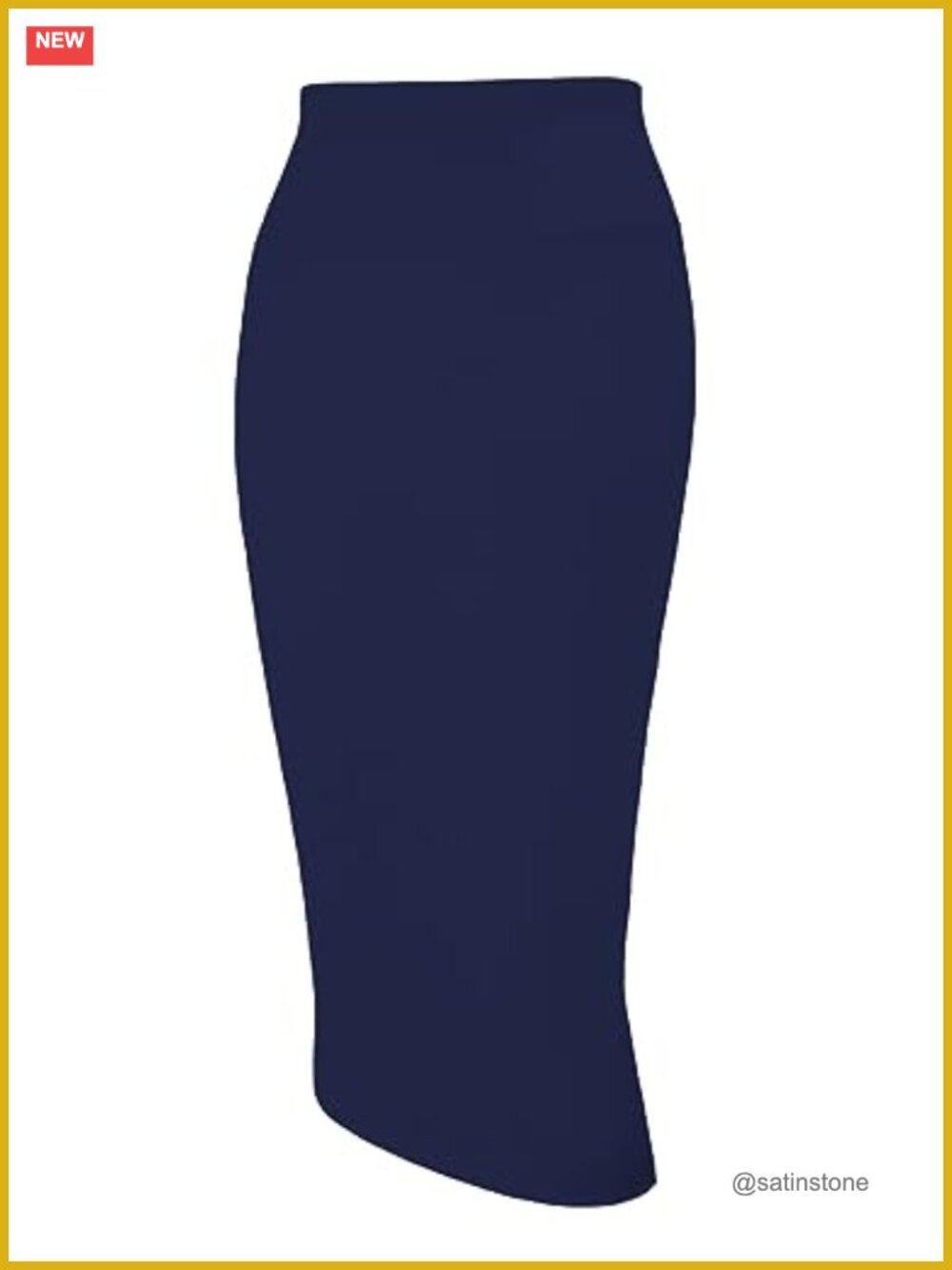 Tapata Women's Office Work Pencil Skirt Stretch High Waist Below Knee Bodycon